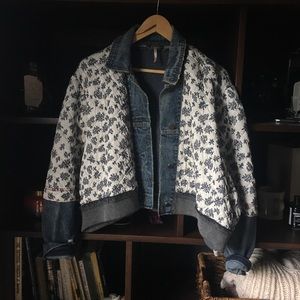 Free People Ditsy Denim Jacket